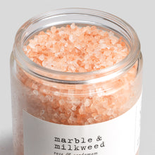 Load image into Gallery viewer, Marble &amp; Milkweed Rose and Cardamom Bathing Salts
