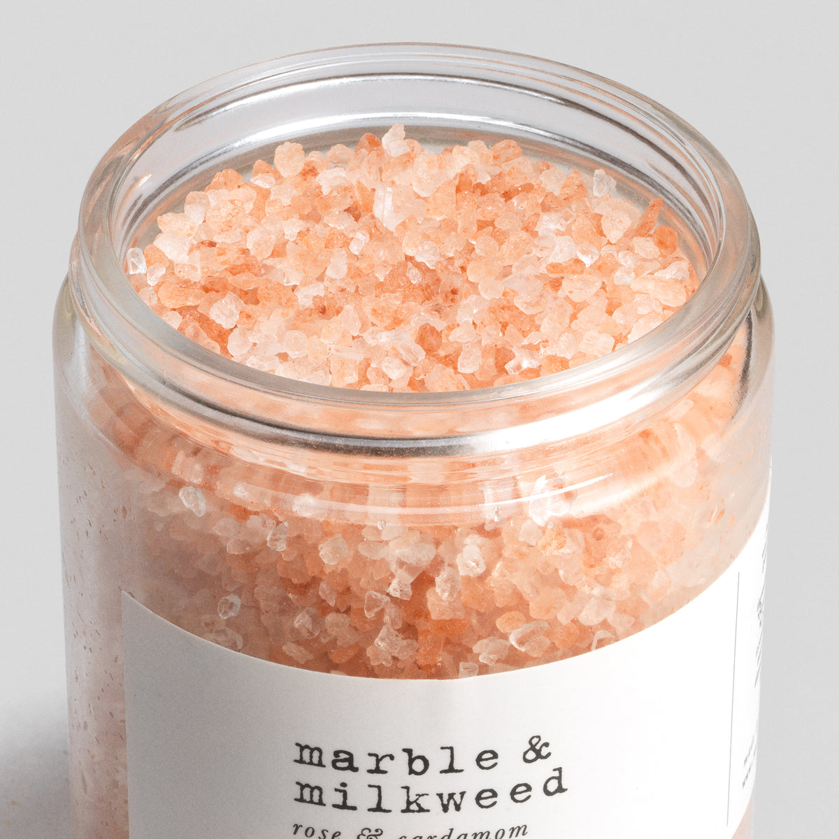 Marble & Milkweed Rose and Cardamom Bathing Salts – onandon-co